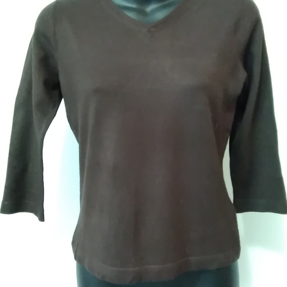 LAURA PETITES V-Neck Sweater - Picture 5 of 5